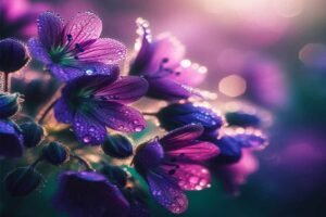 purple flowers symbolism