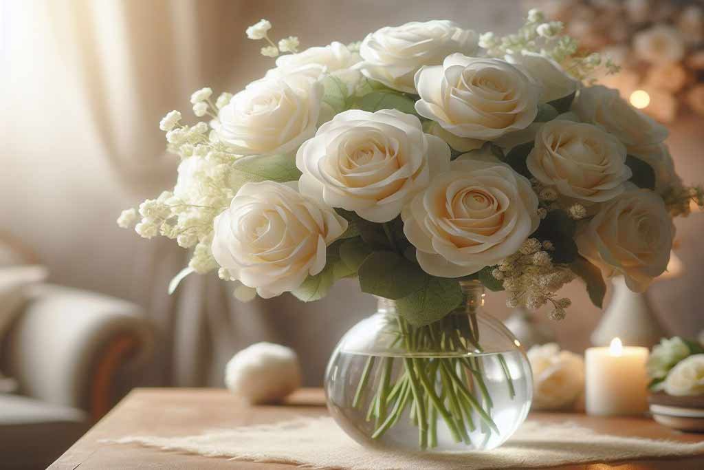 symbolism of white roses